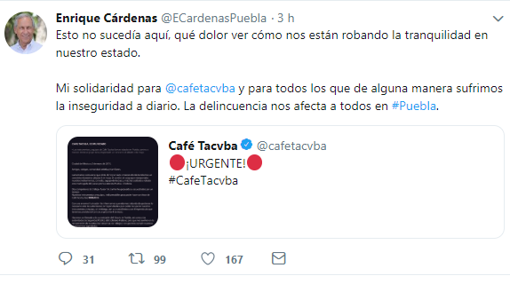 Cárdenas se solidariza con Café Tacvba por asalto