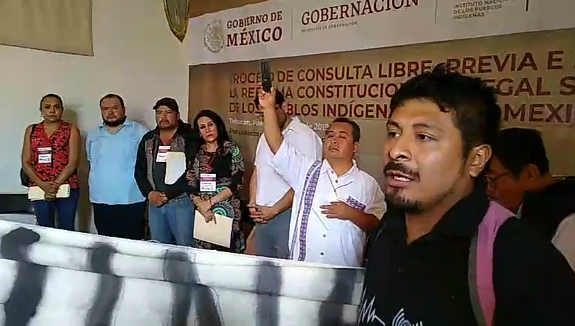 Protestan pueblos indígenas por falta de inclusión