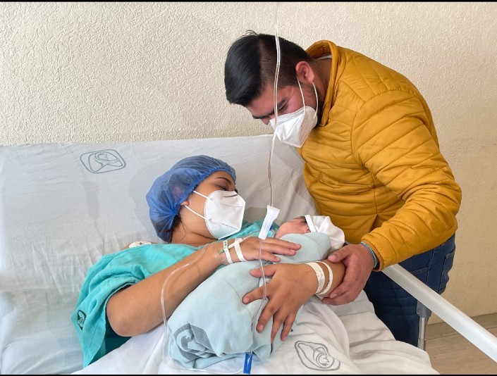 Nace en IMSS Puebla primer bebé de 2022