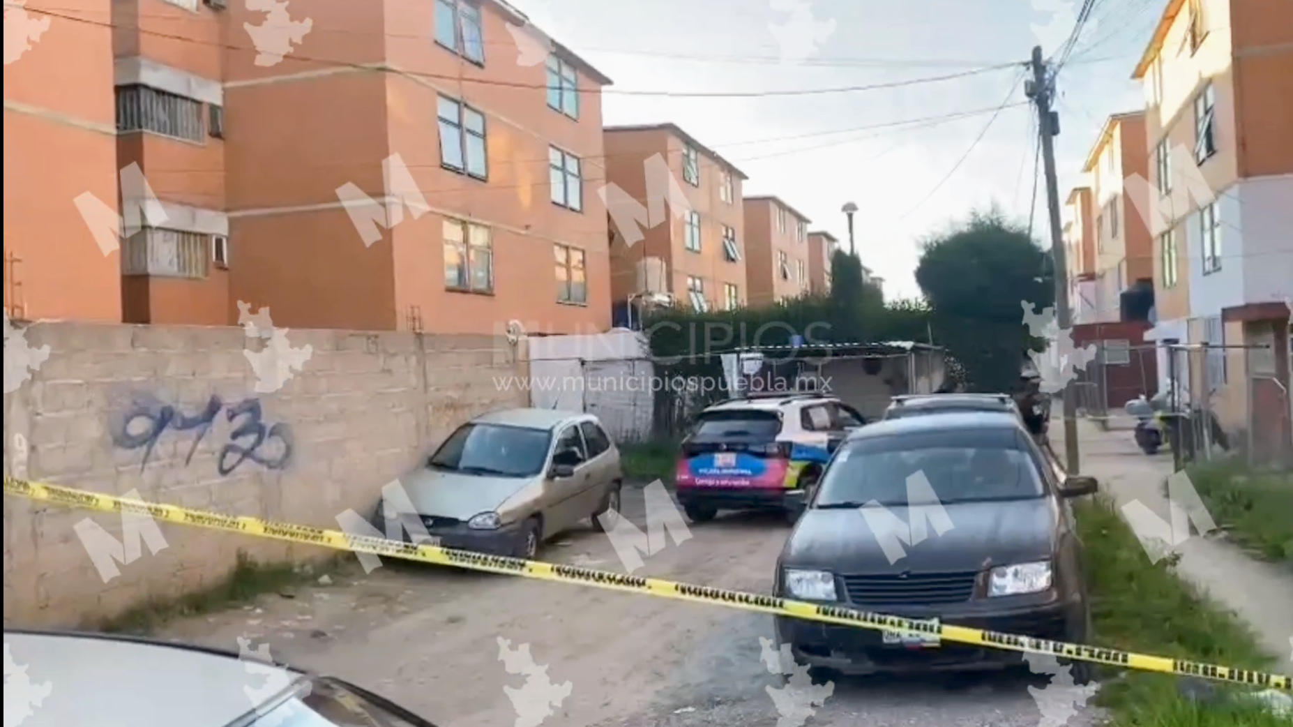 Deja tres muertos balacera en unidad habitacional San Aparicio en Puebla