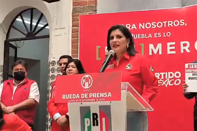 Priistas no se identificaron con el PAN en campaña: responde Delfina Pozos a Augusta Díaz 