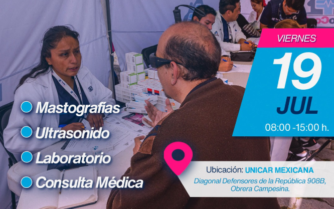 Unidades Preventivas de Salud ofrecerán servicios en UNICAR Mexicana