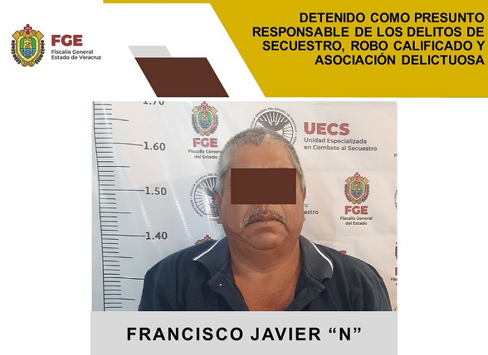 Capturan en Veracruz a Francisco, ligado a un secuestro en Puebla