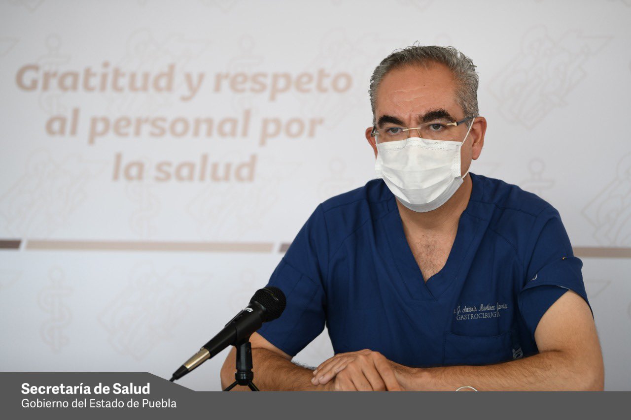 Registran hospitales del Sector Salud de Puebla más de 300 internos por Covid