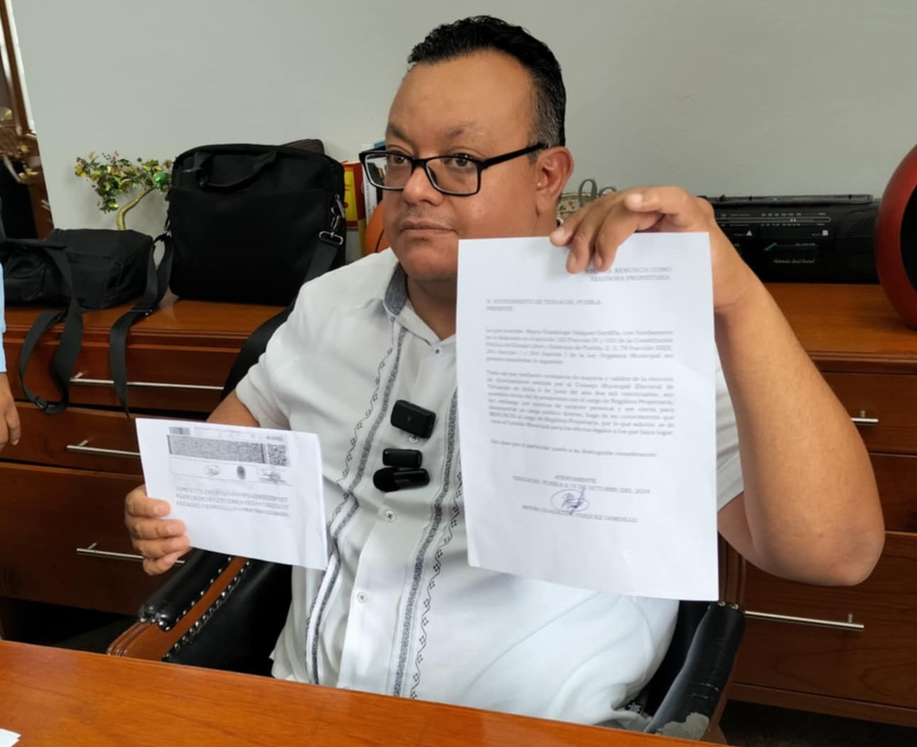 Por manipular documento oficial sobre regidora de Tehuacán se procederá legalmente: secretario general