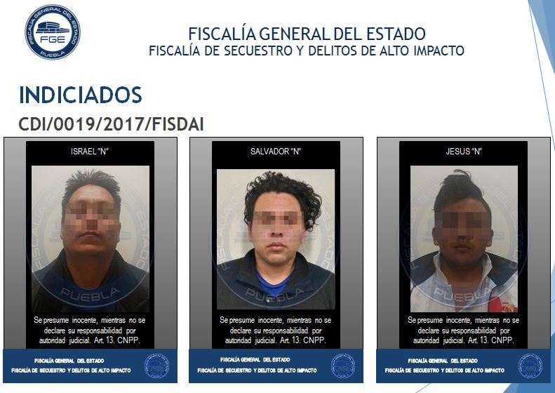 Rescatan en Atlixco a vendedor de autos y caen 3 secuestradores