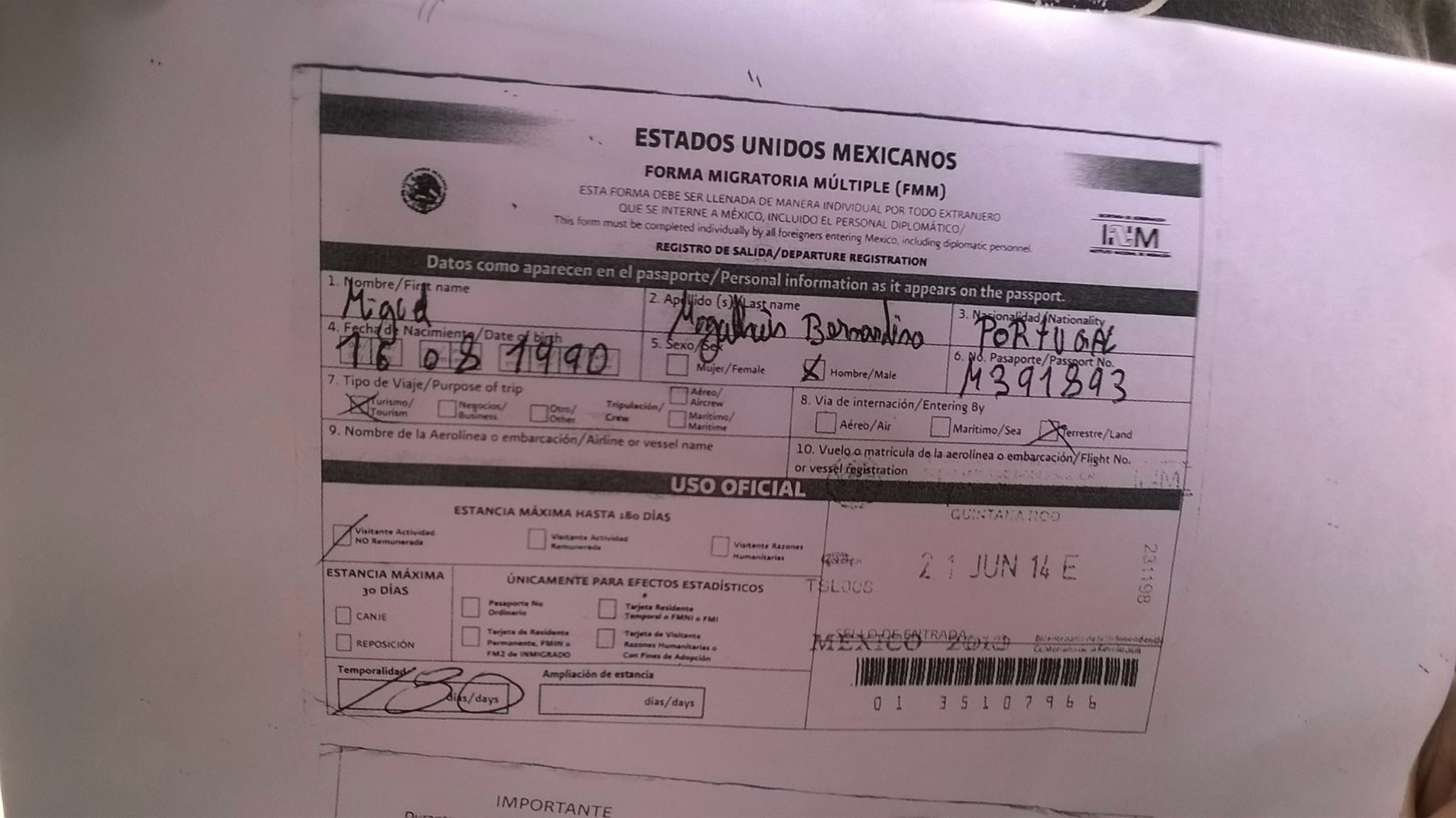 Reportan secuestro de joven portugués que estaba de visita en Tehuacán