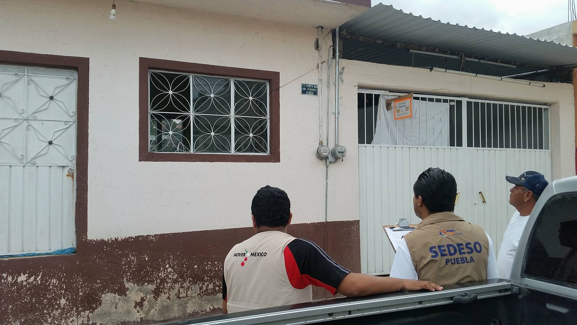 Brigadas de Sedesol reinician revisión de casas en Acatlán