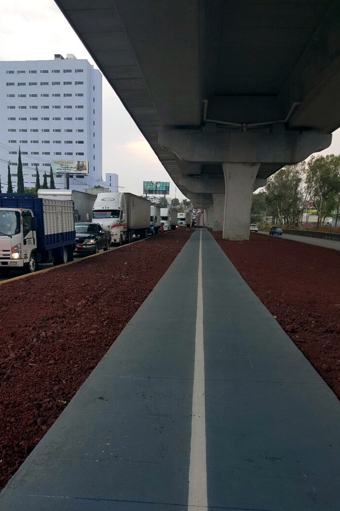  Complace a vecinos desaparición de ciclopista en la México-Puebla