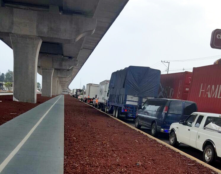  Complace a vecinos desaparición de ciclopista en la México-Puebla