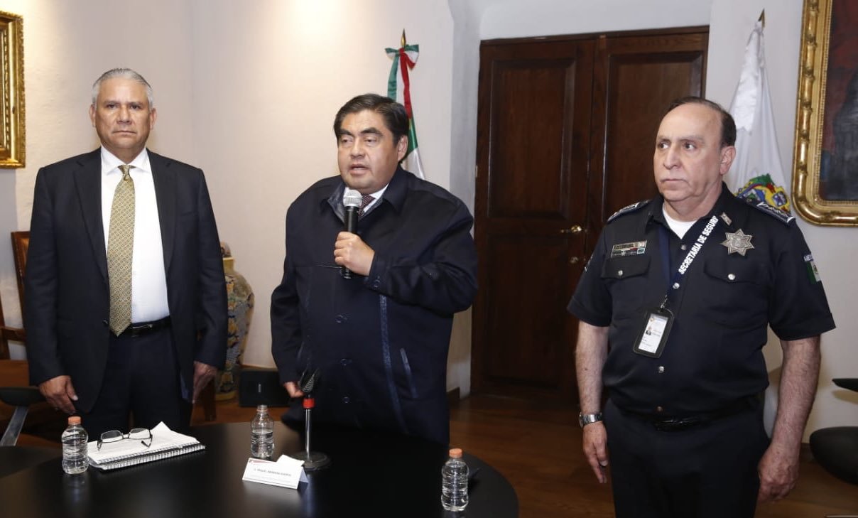 Raciel López asume titularidad de la SSP en Puebla