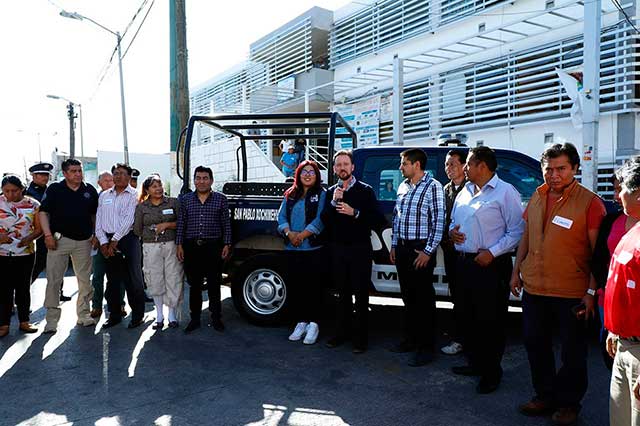 Banck y vecinos refuerzan seguridad en Xochimehuacan