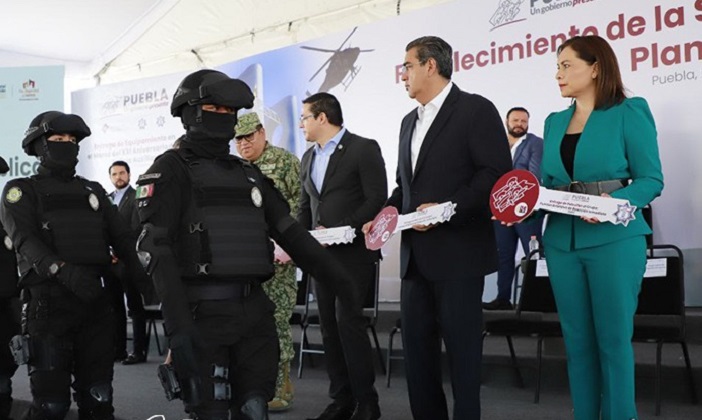 Alcanzará Puebla 6,600 cámaras de seguridad y a 20 mil policías