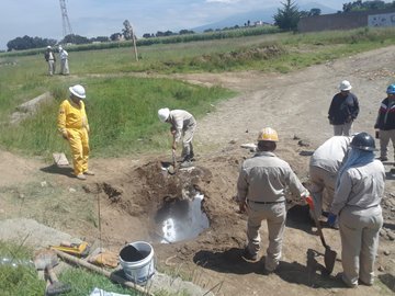 Sellan ducto de gas y familias regresan a Chachapa 