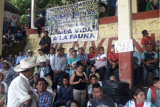 Indígenas sellan unidad en Puebla contra megaproyectos