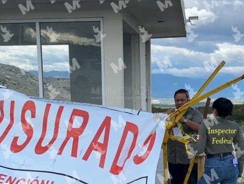 Reubica Profepa sellos de clausura del relleno sanitario de Tehuacán