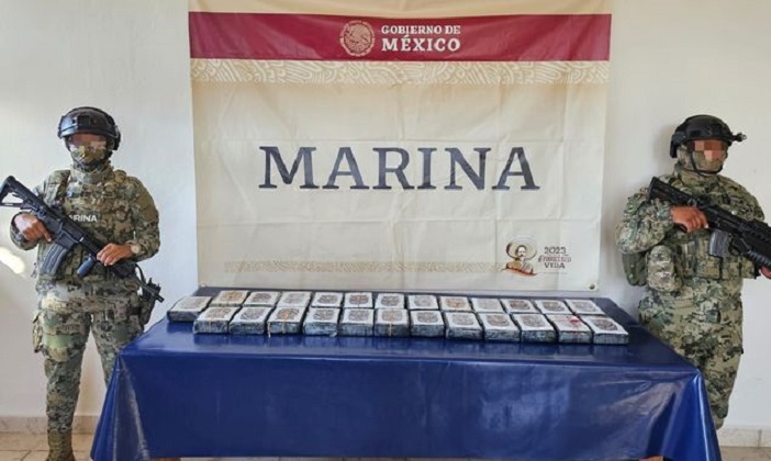 Incauta la Marina 2.8 toneladas de cocaína en Guerrero y Quintana Roo