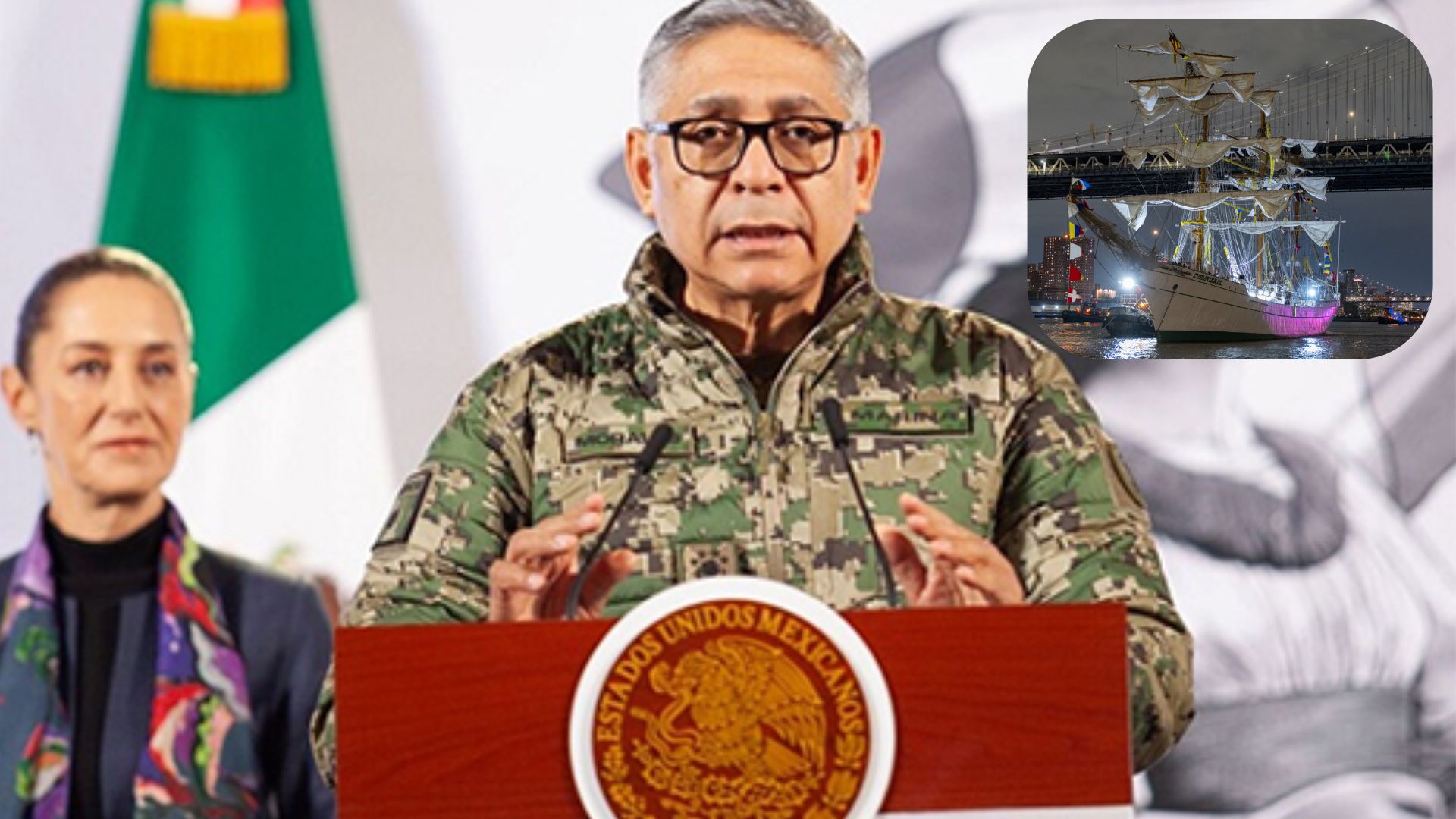 Piloto que manejaba el Buque Escuela Cuauhtémoc era de EU: Semar 