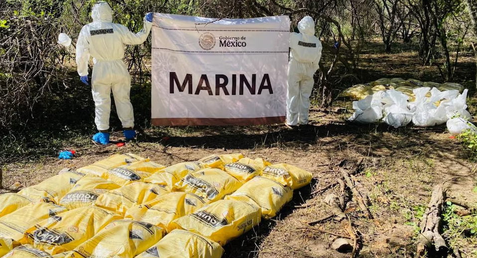 Tras operativo en Culiacán, Semar localiza y destruye narco laboratorio 