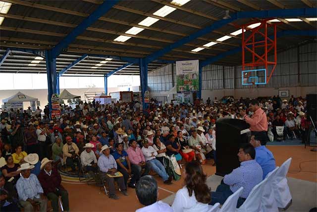Entregan semilla a mil 175 productores de Tecamachalco