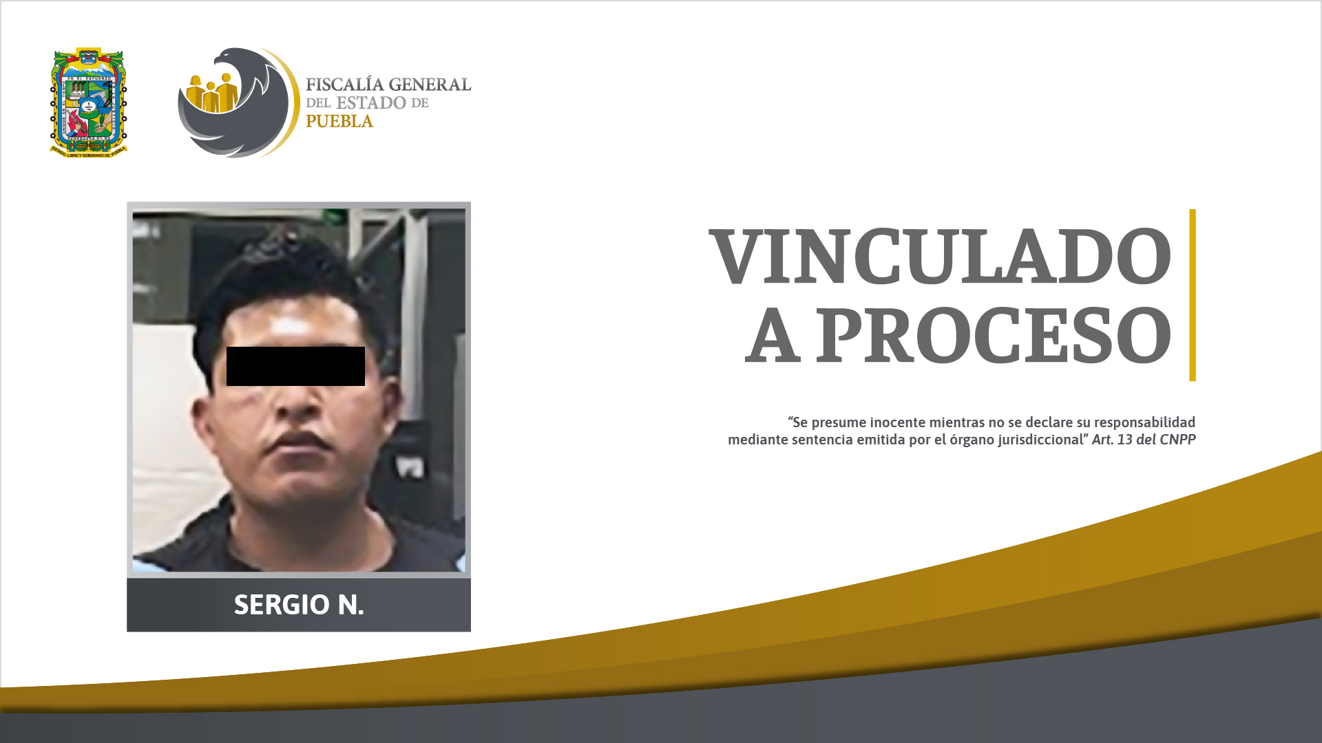 Por levantar a una joven en Puebla, Sergio se va a la cárcel