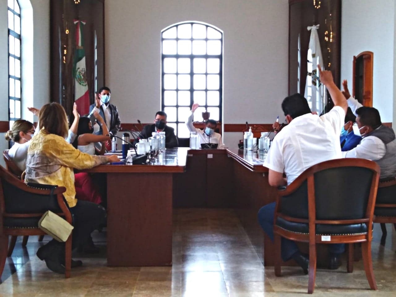 Dan aumento salarial del 5 por ciento a policías y elementos de tránsito de Tehuacán