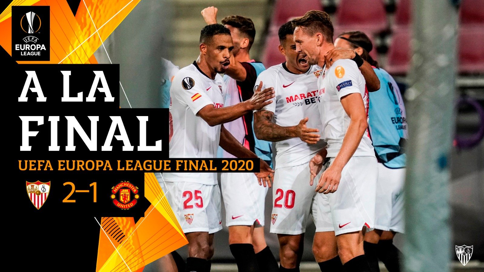 Sevilla  echa al Manchester United y va a la final de la Europa League