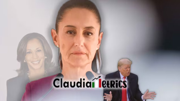 Trump sufre: Claudia le dio durísimo con la izquierda; Kamala, noquearlo con la derecha