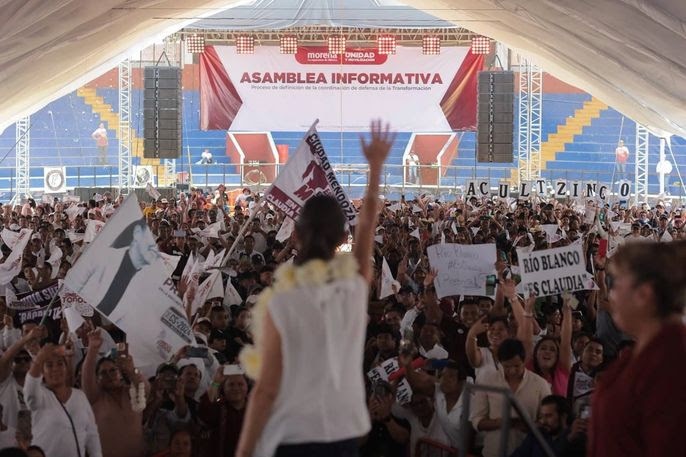 Presume Sheinbaum resultados del Coneval en Veracruz