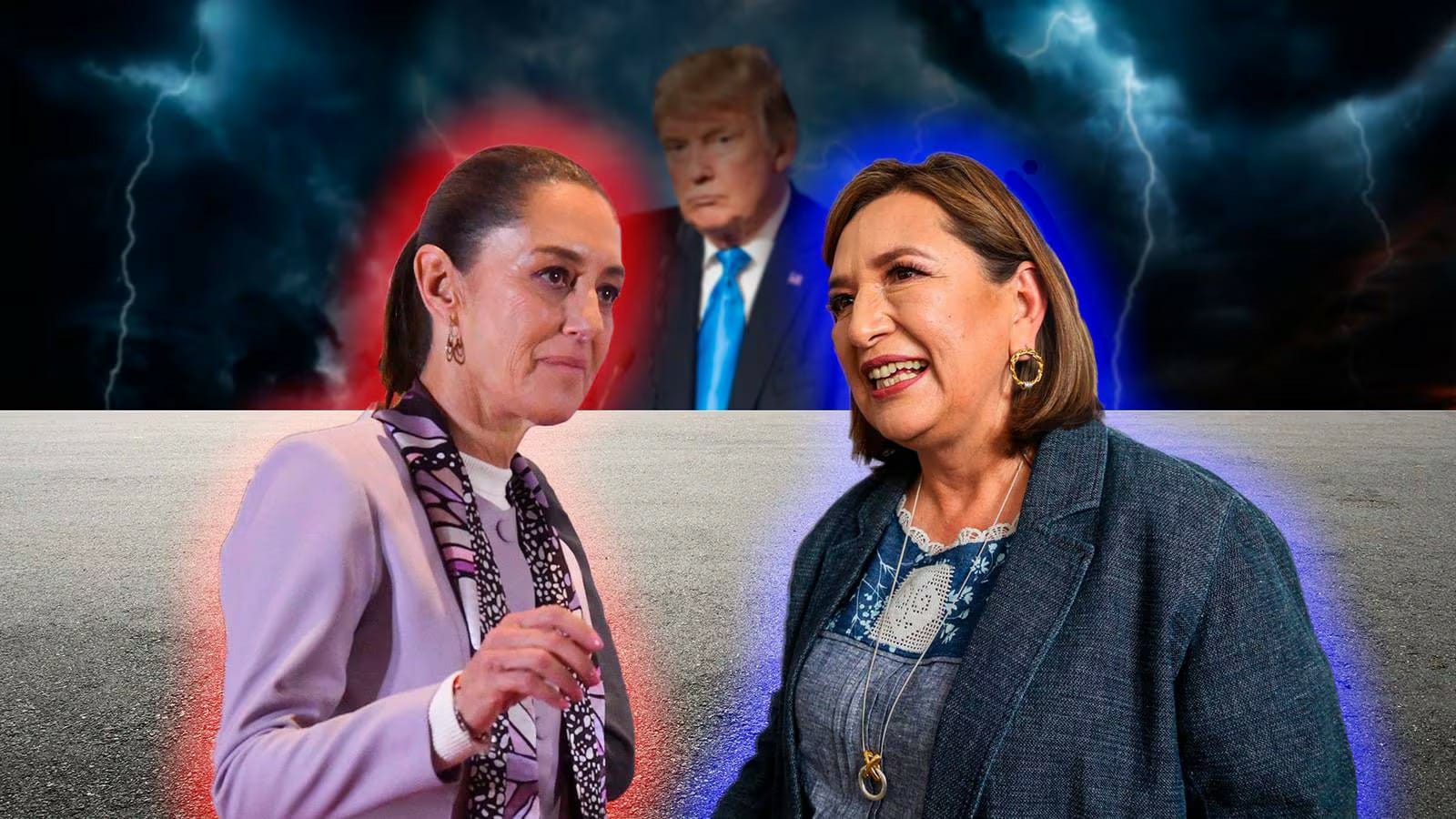 Claudia, Xóchitl, ¿cómo ven que su vecino será Trump?