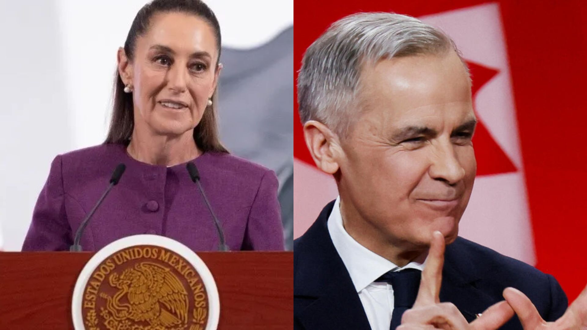 Sheinbaum felicita a Mark Carney por ganar elecciones en Canadá 