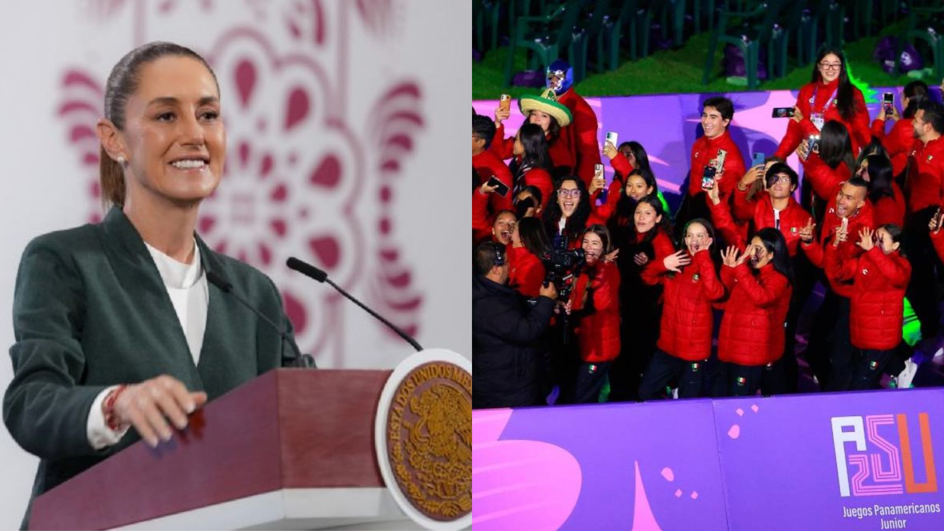 Sheinbaum felicita a medallistas mexicanos de los Panamericanos Junior 2025