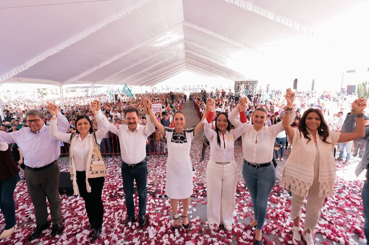 Sheinbaum: fundadores de Morena no ganan encuestas; los recién llegados, sí