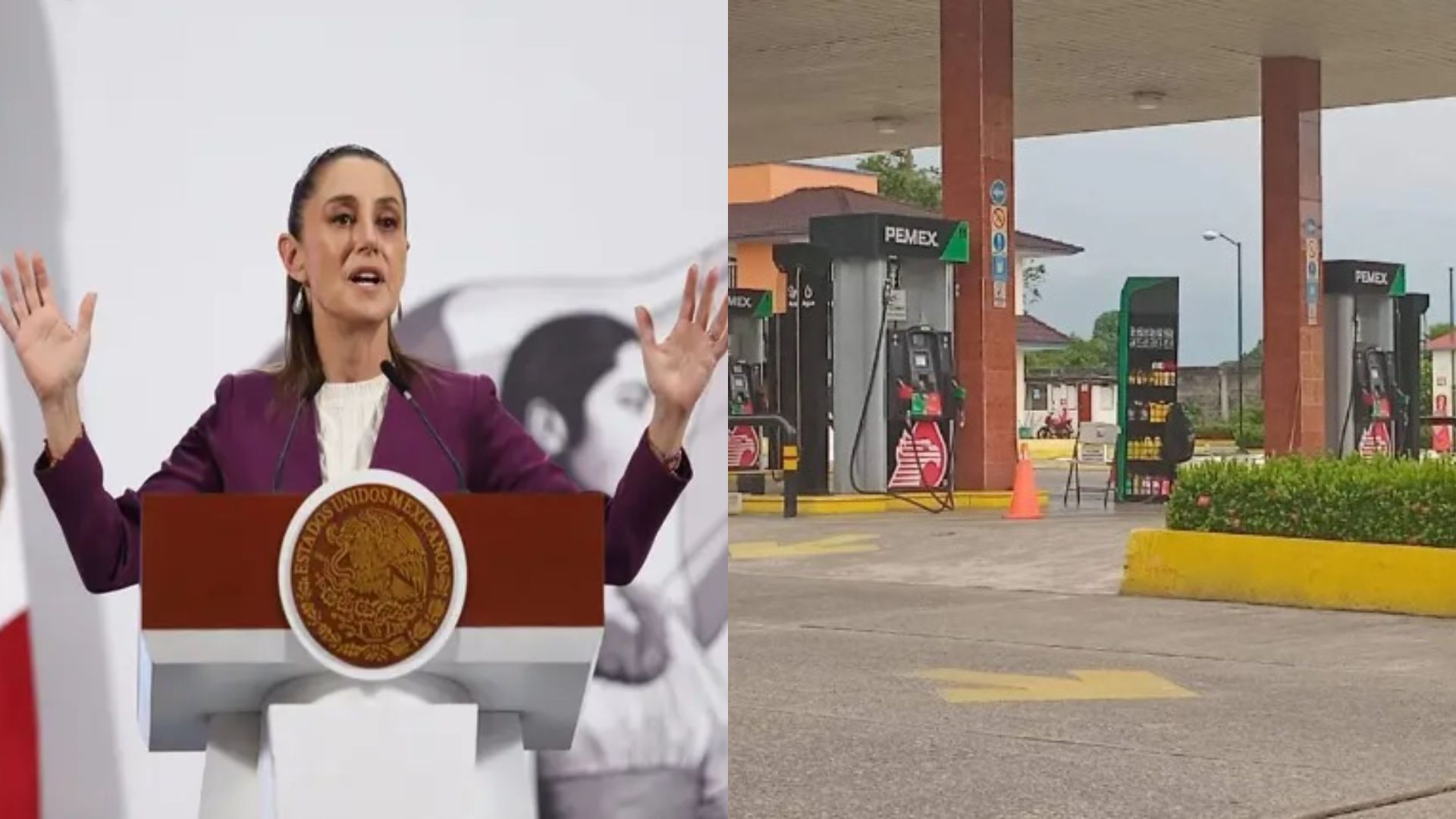 Sheinbaum asegura que se resolvió desabasto de combustible en sur del país