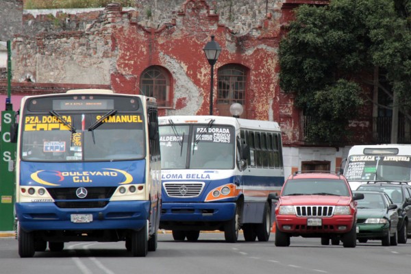 Reabren el Centro de Puebla a rutas del transporte público