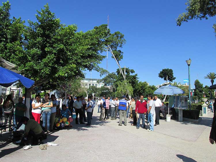 Confusión y pánico en simulacro de sismo en Tehuacán