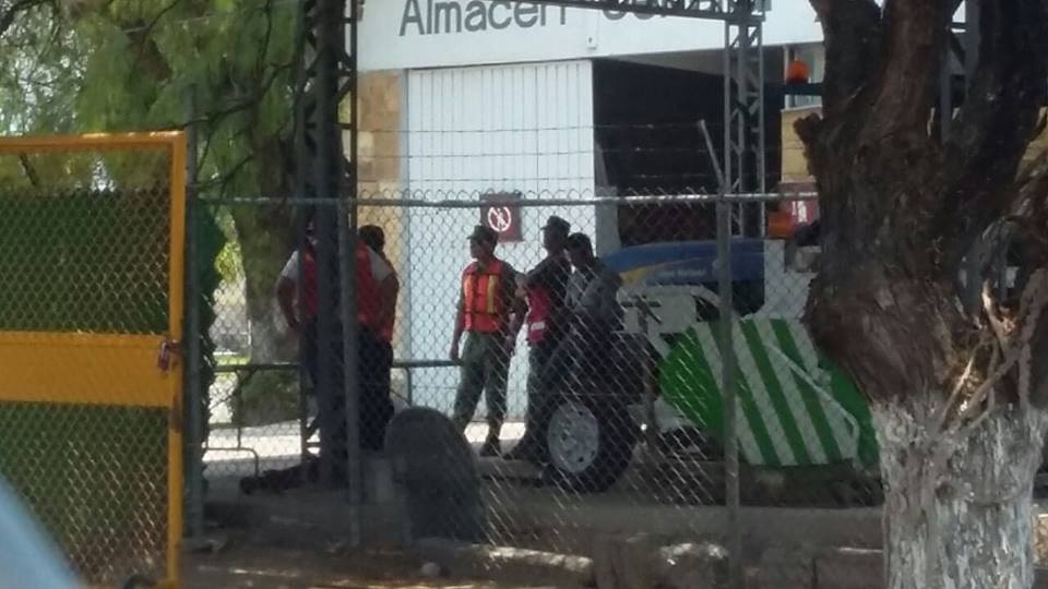 Realizan simulacro de manifestación en aeropuerto de Tehuacán