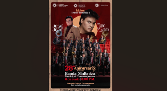 Sinfónica de Texmelucan celebrará su 28 Aniversario con Tributo a dos grandes