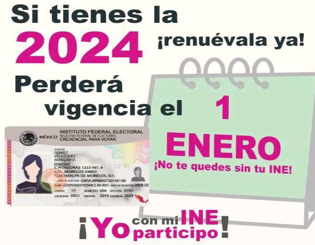 Hay 329 mil 584 credenciales del INE pendientes de renovar en Puebla