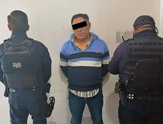 Policía de Tlalancaleca detiene a hombre por violencia familiar