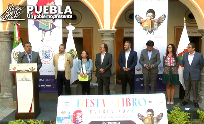 Céspedes y Adán Domínguez encabezaron inicio de la Fiesta del Libro