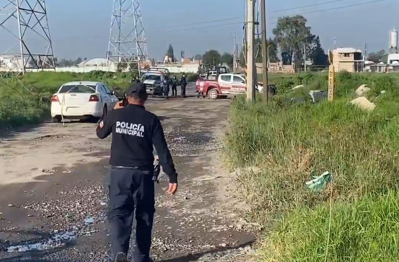 Dejan a ejecutado a un costado de la autopista Puebla-Tlaxcala