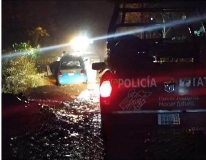 En asalto matan a taxista en Xochitlán de Vicente Suárez