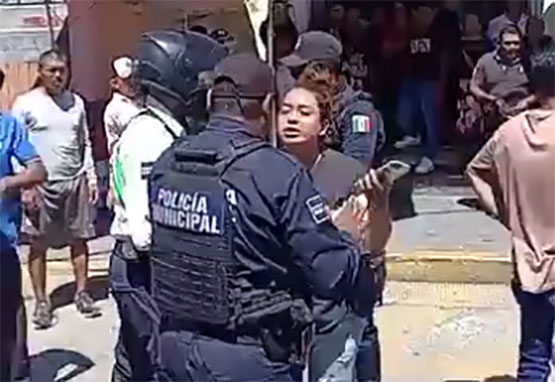Operativo de motos genera riña en Izúcar