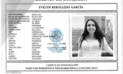 Evelyn de 26 años desapareció en San Andrés Cholula