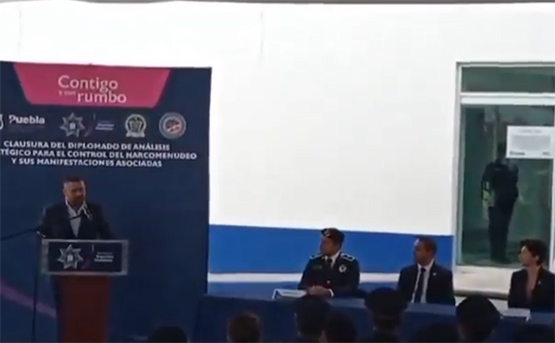 Colombia capacita a elementos de la Secretaría de Seguridad de Puebla