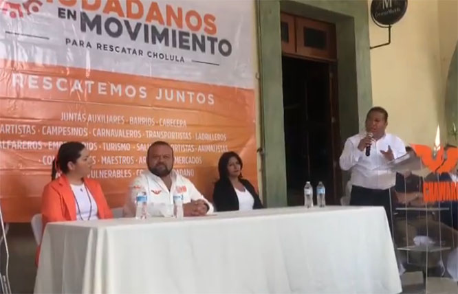 Candidato de Nueva Alianza abandona la búsqueda de la alcaldía de San Pedro Cholula
