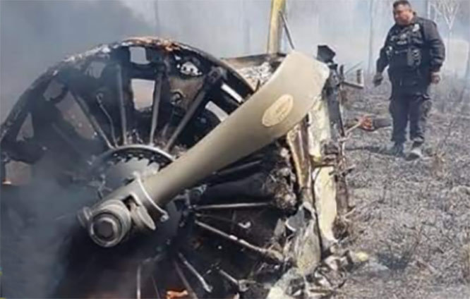 Cae avioneta en Champotón y piloto se salva de milagro