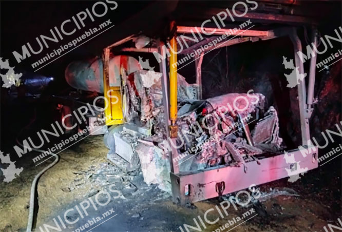 Incendio de tanque con huachicol en Tlahuapan deja dos personas sin vida