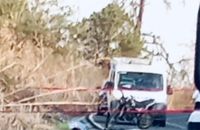 Joven muere en accidente de moto en la carretera a San Baltazar Atlimeyaya, en Atlixco